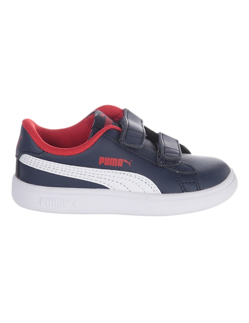 Tenis de piel Puma Smash V2 unisex para entrenamiento