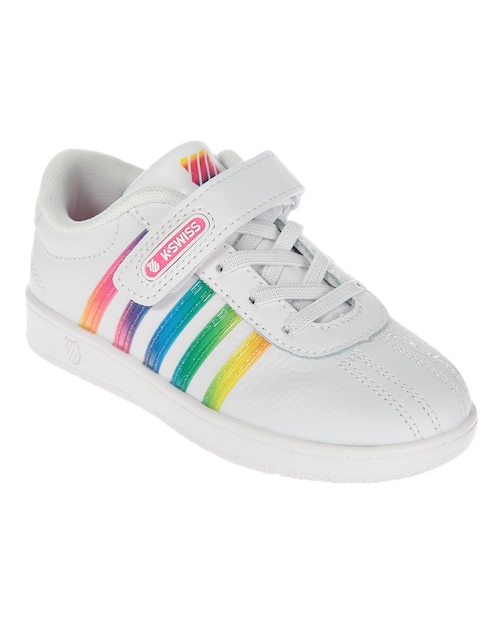 Tenis K-Swiss para niña Court Pro