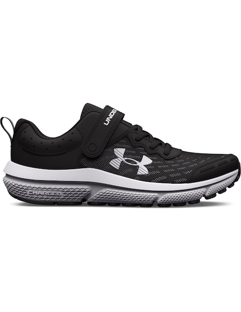 Tenis Under Armour Bps Assert 10 ACBLK de niño para correr