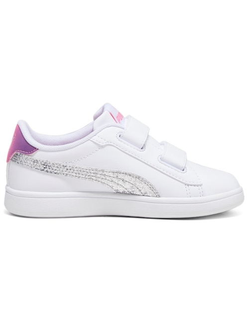 Tenis Puma para niña Smash 30 L Star Glow