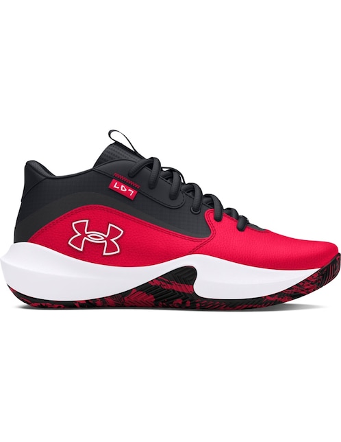 Tenis Under Armour unisex infantil GS Lockdown 7RED