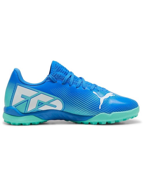 Tenis Puma Future 7 Play TT Mid Jr unisex para fútbol