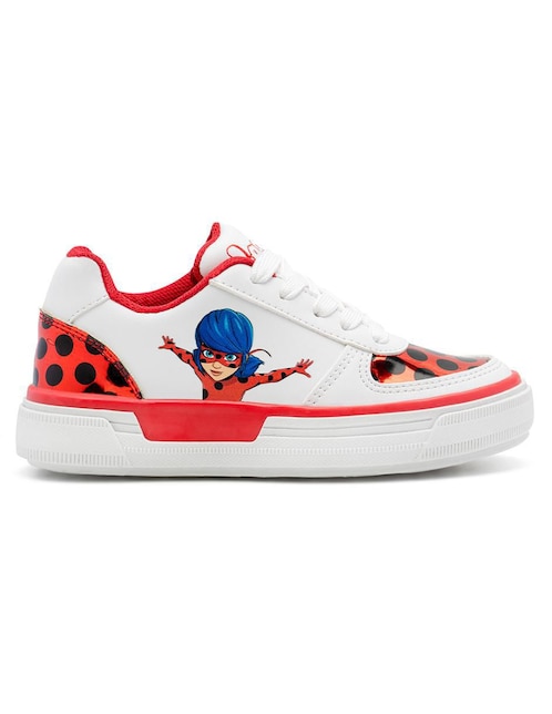 Tenis Miraculous para niña Ladybug