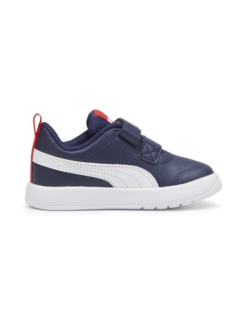 "tenis" "de piel" (si aplica) puma courtflex v3 "de" infantil unisex "para" casual