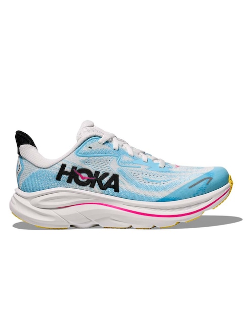 Tenis Clifton 10 para correr Hoka de niña