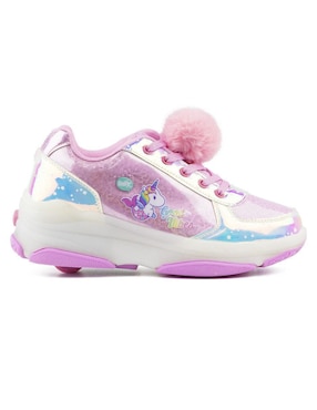 Tenis con ruedas Onix para niña Unicornio