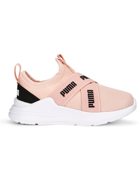 Tenis Puma Wired Run Slip On Flash Inf de niña para correr