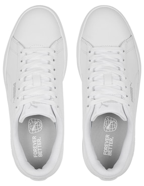 Tenis Puma de piel Smash 30 l Jr unisex para entrenamiento