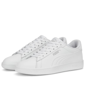 Tenis Puma de piel Smash 30 l Jr unisex para entrenamiento