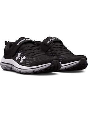 Tenis Under Armour Bps Assert 10 ACBLK de niño para correr