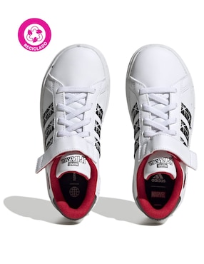 Tenis Adidas Grand Court Spider-Man El K de niño