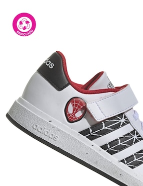 Tenis Adidas Grand Court Spider-Man El K de niño