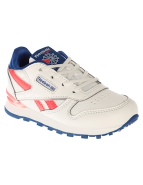 Tenis Reebok Classic Leather Step N Flash De Niño Para Entrenamiento