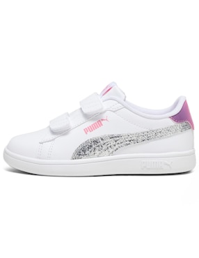 Tenis Puma Smash 30 L Star Glow de niña para entrenamiento