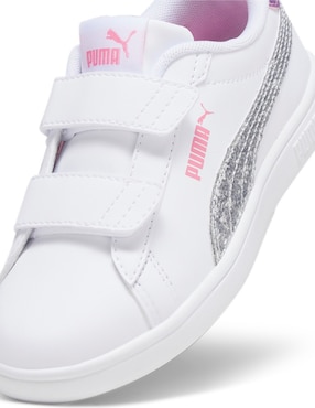 Tenis Puma Smash 30 L Star Glow de niña para entrenamiento