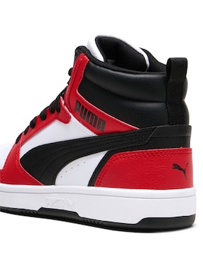 Tenis Puma Rebound V6 Mid Jr unisex para entrenamiento