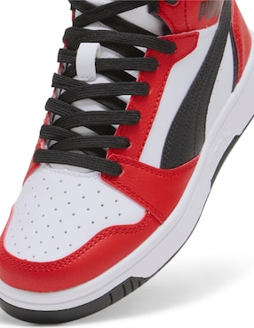Tenis Puma Rebound V6 Mid Jr unisex para entrenamiento