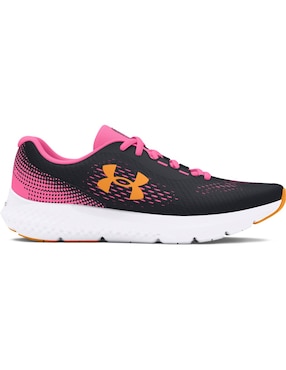 Tenis Under Armour Ua Ggs Charged Rogue 4blk De Niña Para Correr