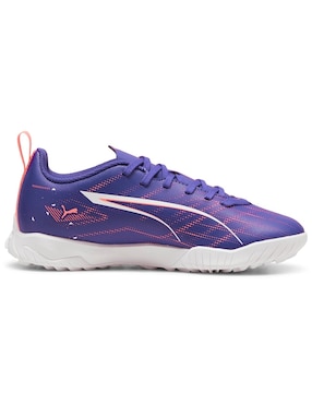 Tenis Puma Ultra 5 Play TT Jr Unisex Para Fútbol