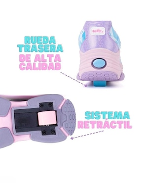 Tenis con ruedas Onix para niña Style California Skate