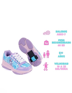 Tenis con ruedas Onix para niña Style California Skate