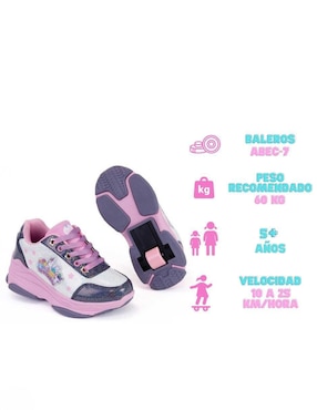 Tenis con ruedas Onix para niña Style Friends Roller