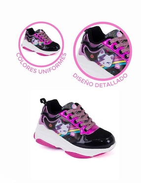 Tenis con ruedas Onix para niña Style Rock Roller