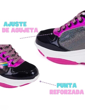Tenis con ruedas Onix para niña Style Rock Roller
