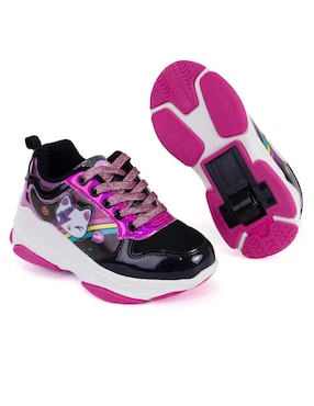 Tenis con ruedas Onix para niña Style Rock Roller