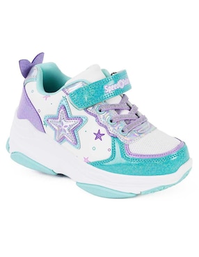 Tenis Con Ruedas Speed Roller Para Niña Style Mermaind Purple