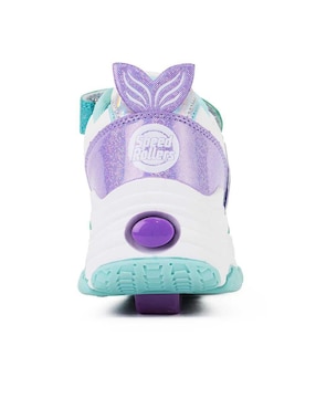 Tenis con ruedas Speed Roller para niña Style Mermaind Purple