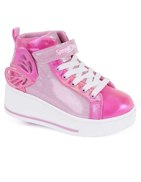 Tenis Speed Roller Para Niña Style Pink Butterfly