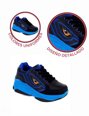 Tenis con ruedas Speed Roller para niño Style Black Monster