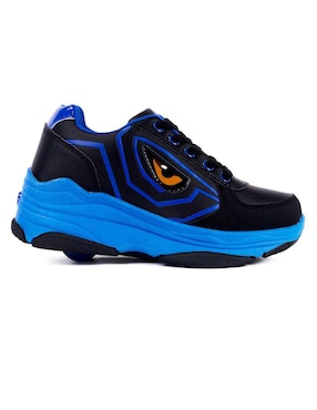 Tenis con ruedas Speed Roller para niño Style Black Monster