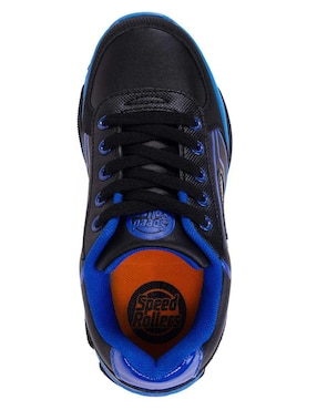 Tenis con ruedas Speed Roller para niño Style Black Monster