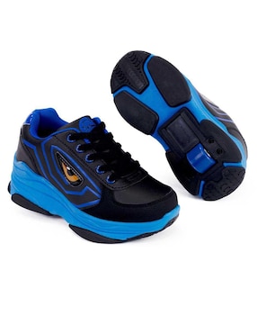 Tenis con ruedas Speed Roller para niño Style Black Monster