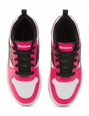 Tenis luz led Reebok para niña Cl Nylon Running