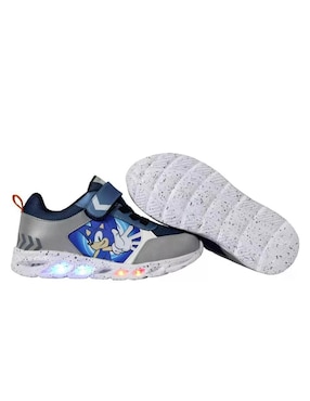 Tenis con luz Kuali Shoes para niño Sonic