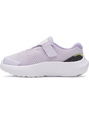 Tenis Ua Ginf Surge 4 Ac para correr Under Armour de niña