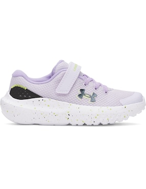 Tenis Ua Gps Surge 4 Ac para correr Under Armour de niña