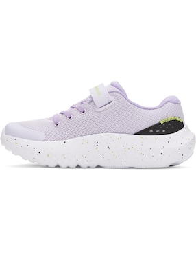 Tenis Ua Gps Surge 4 Ac para correr Under Armour de niña