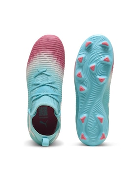 Tenis Future 8 Match Recharge Fgag Jr para fútbol Puma de niño