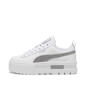Tenis Puma Mayze Glitter de niña