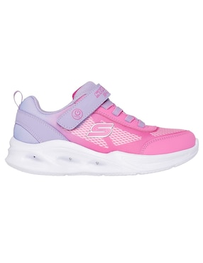 Tenis para entrenamiento Skechers Sola Glow de niña