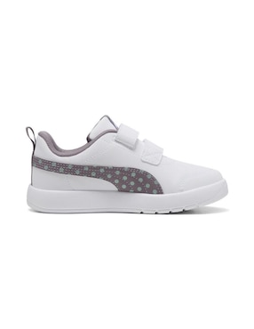 Tenis Puma Courtflex V3 Dotty de niña