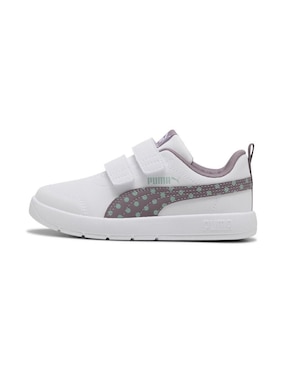 Tenis Puma Courtflex V3 Dotty de niña