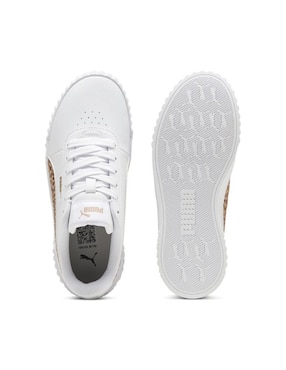 Tenis Puma Carina 3.0 Animal Jr de niña