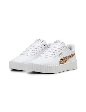 Tenis Puma Carina 3.0 Animal Jr de niña