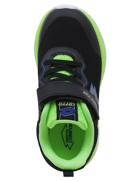 Tenis para entrenamiento lotto mgt black de niño