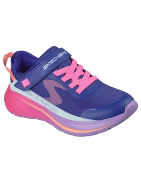 Tenis para entrenamiento Skechers Wave 92 de niña